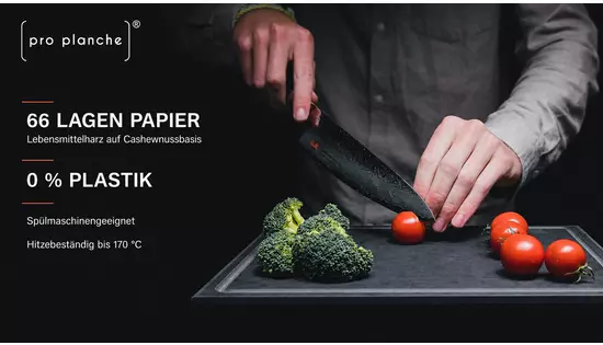 Pro Planche bringt plastikfreie Schneidebretter aus Papier in die Schweiz