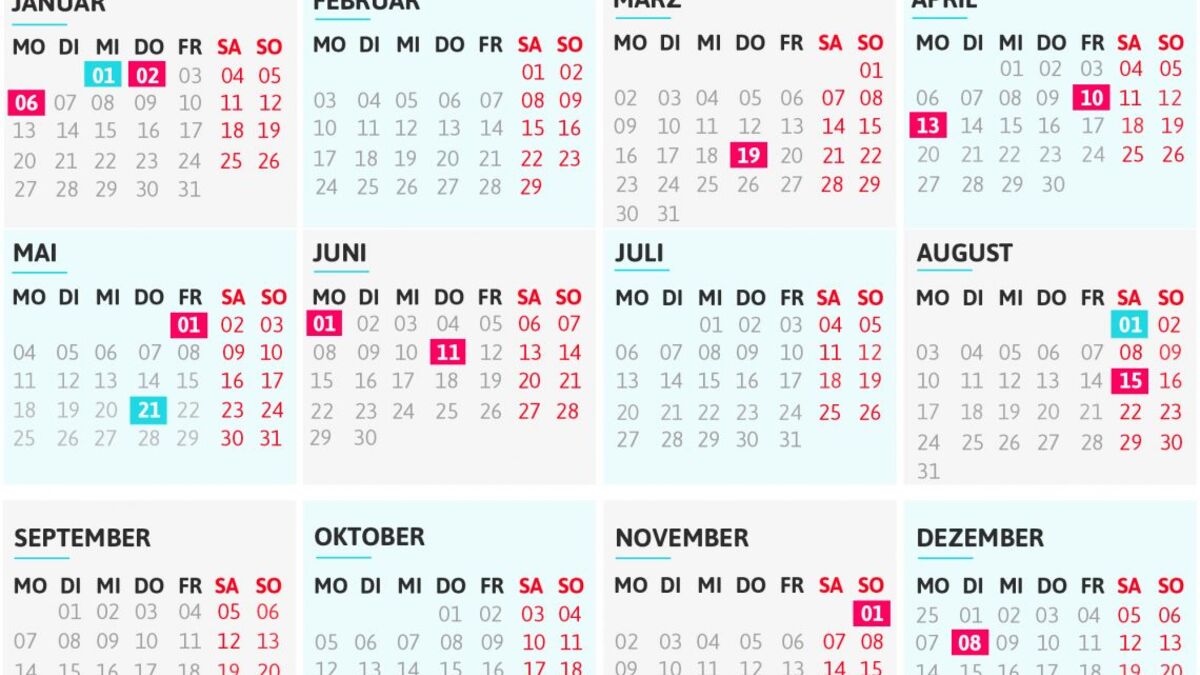 Bruckentage Schweiz 2020 Mit Cleverer Planung Ferien Verdoppeln Presseportal Schweiz Ch