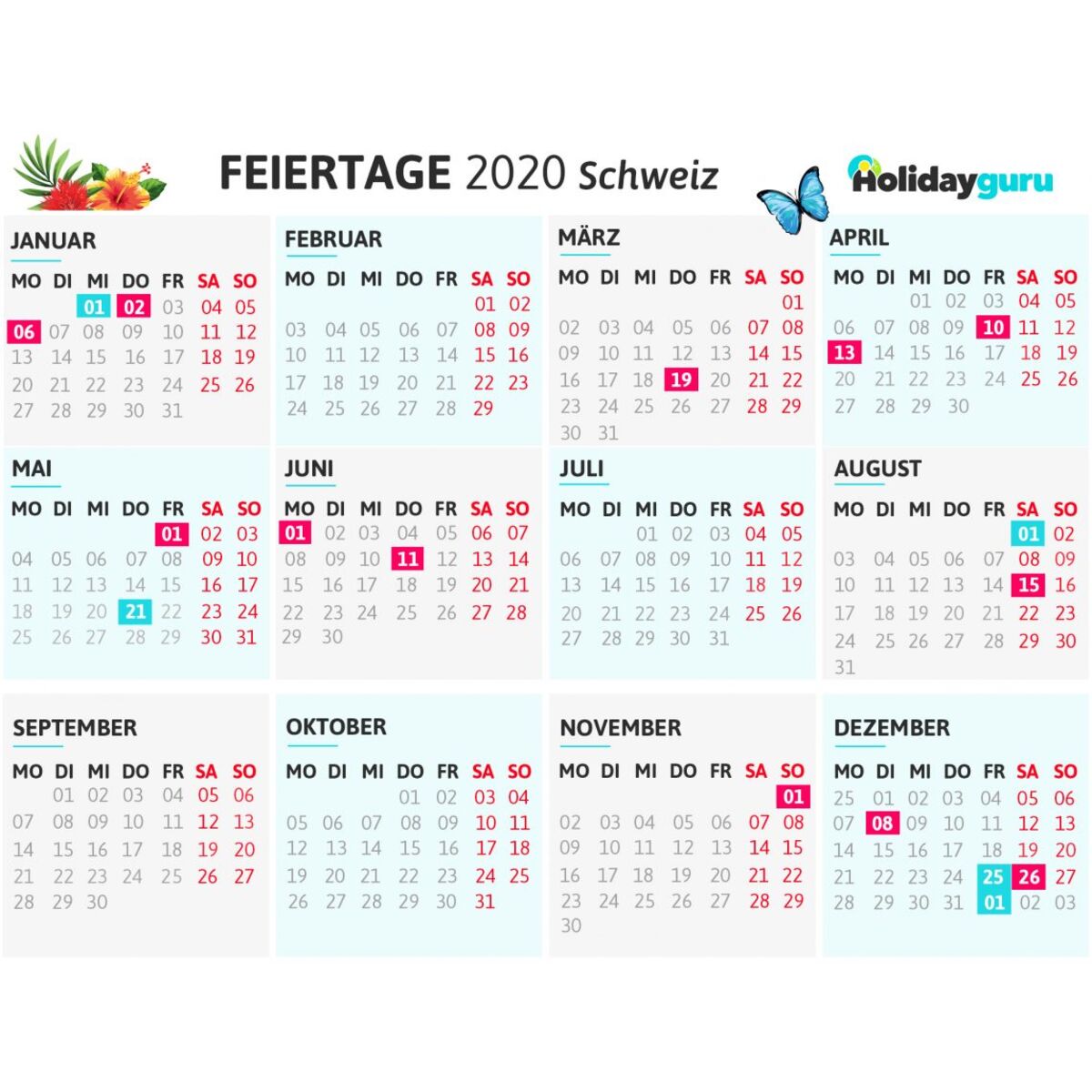 Bruckentage Schweiz 2020 Mit Cleverer Planung Ferien Verdoppeln Presseportal Schweiz Ch