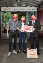 MEWA Wynau spendet Schutzmasken an Arbeits- und Wohngemeinschaft Borna