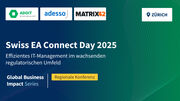Swiss EA Connect Day 2025: der führende Schweizer Event für Enterprise Architecture und IT Management geht in die vierte Runde