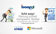 BOARD, KPMG und Microsoft laden ein: Echt easy! Planung schnell, transparent, flexibel!