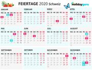 Brückentage Schweiz 2020 – Mit cleverer Planung Ferien verdoppeln