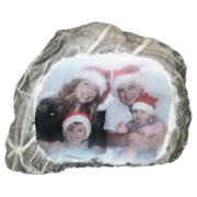 Ein Foto auf Stein als Weihnachtsgeschenk 