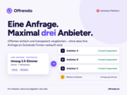 Neue Schweizer Offertenplattform erreicht in fünf Wochen 122 Anbieter und 81 Kundenanfragen