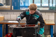 Der Baumaschinenmechaniker Lukas Gasser aus dem Kanton St. Gallen ist Vize-Schweizermeister
