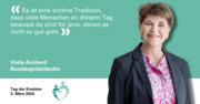 «Tag der Kranken» 2024 - Diabetes Center Berne als Gastgeber der Rede von Bundespräsidentin Amherd