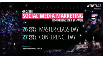 WebStage Masters; Die grösste Social Media Konferenz wird noch grösser