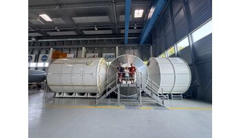 Nael schlüpfte in die Rolle eines Astronauten