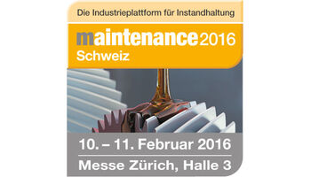 Leitmesse »maintenance Schweiz 2016« - Registrierung für Besucher jetzt online