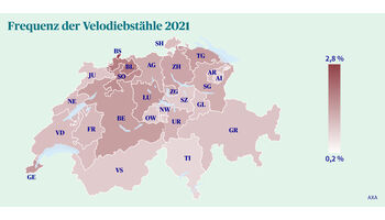 Velodiebstähle: Schadenkosten auf Rekordniveau