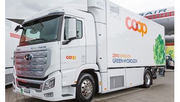 Coop bringt weitere Wasserstoff-Lastwagen auf die Strassen