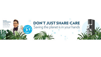 Earth Day 2021: SodaStream lanciert mit SocialMedia-Spezialistin Randi Zuckerberg die Kampagne «Don't just share, care» für nachhaltige Umweltziele