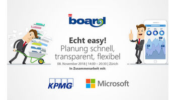 BOARD, KPMG und Microsoft laden ein: Echt easy! Planung schnell, transparent, flexibel!