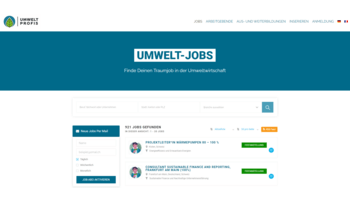 Die neue Jobplattform der OdA Umwelt – Gratis-Stelleninserate bis Ende August 2022