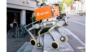 Just Eat und das Schweizer Robotikunternehmen RIVR liefern mit KI Robotern Essen aus