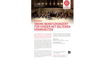 Benefizkonzert des Schweizer Mediziner Orchester SMOMS in der Tonhalle Zürich, zugunsten des Fördervereins für Kinder mit seltenen Krankheiten