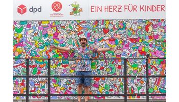 Ein voller Erfolg: 1. DPD Kinder-Malfestival «Ein Herz für Kinder» zugunsten des Fördervereins für Kinder mit seltenen Krankheiten