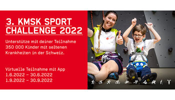 Herzberührende Kampagne macht mit emotionalen Video-Clips auf die 3. KMSK Sport Challenge 2022 aufmerksam
