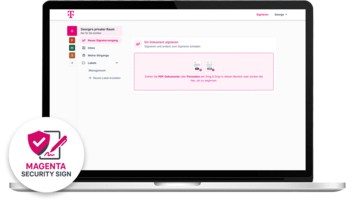 Deutsche Telekom Security und Certifaction starten mit Magenta Security Sign eine neue Ära der souveränen E-Signatur