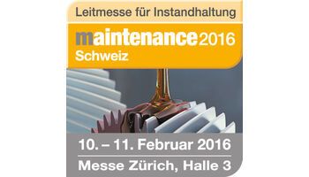 Keine Zukunft ohne Instandhaltung - Leitmesse «maintenance Schweiz» 