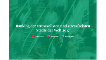 Studie deckt auf - Bern ist die stressfreiste Stadt der Schweiz