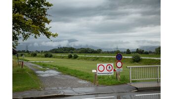 Lage am Alpenrhein ruhig - Rheinvorländer teilweise vorsorglich gesperrt