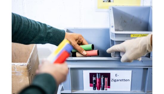 Urban Mining beginnt im Briefkasten: Jede E-Zigarette zählt