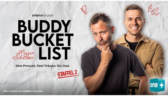 Die neue Staffel «Buddy Bucket List» ist da: Moser & Schelker als Background-Tänzer und Porno-Regisseure Die neue Staffel «Buddy Bucket List» ist da: Moser & Schelker als Background-Tänzer und Porno-Regisseure