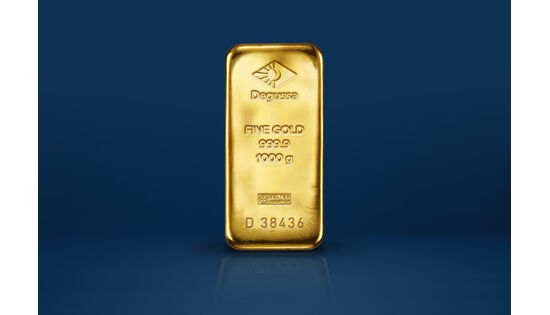 Degussa präsentiert neu gestaltete Goldbarren