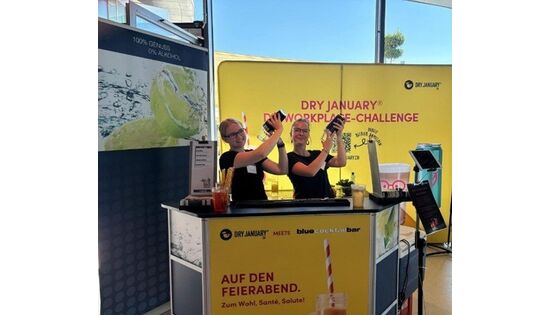 Alkohol am Arbeitsplatz – Neu, Dry January® als Workplace-Challenge