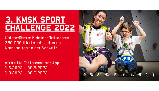 Herzberührende Kampagne macht mit emotionalen Video-Clips auf die 3. KMSK Sport Challenge 2022 aufmerksam